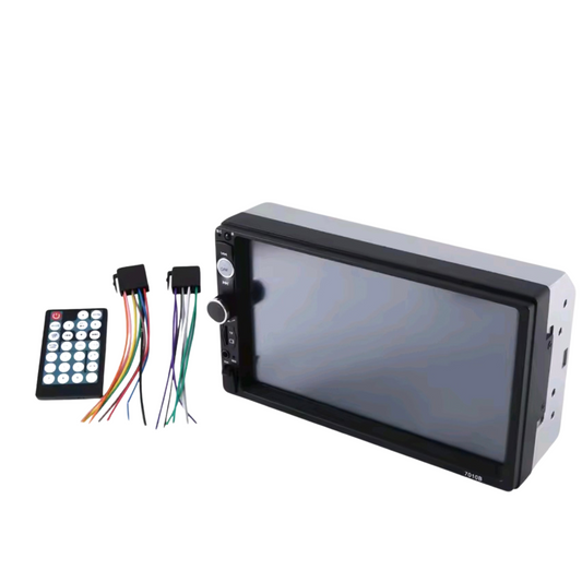 Radio Doble Din 7" Mirror Link